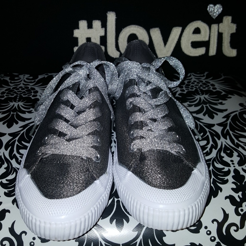 Silver Fashion Sneakers SOLD**